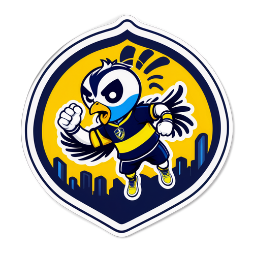 Dynamic naklejka maskotki Fenerbahce