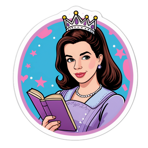 Heather Matarazzo as Princess Mia with Book