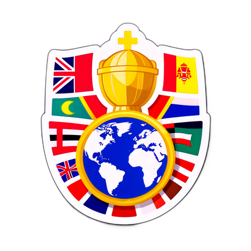 Stickers z tematem globalnym na cześć różnych narodów w Pucharze Króla