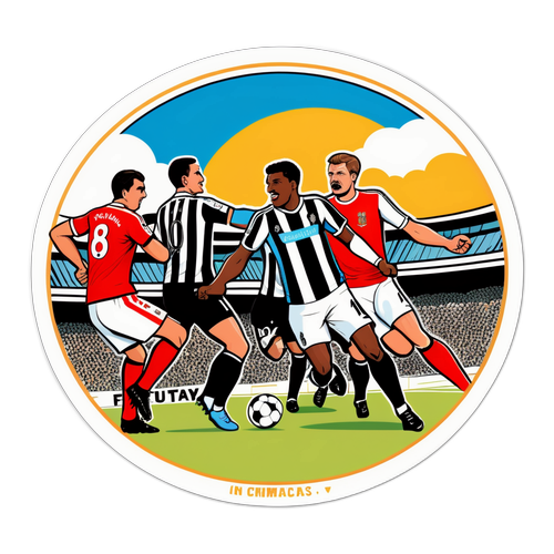 Cảnh trận đấu Newcastle và Fulham