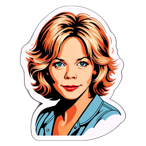 RetroSticker z Meg Ryan w Ikonicznych Roli