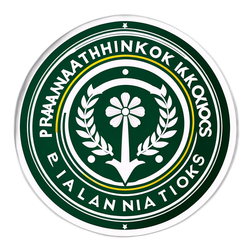 Σχέδιο του Παναθηναϊκού με αναφορές στην ιστορία και τις θριάμβους της ομάδας