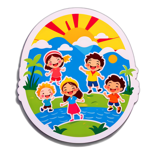 Autocollant ensoleillé de Un Si Grand Soleil