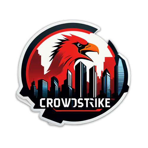 Inovația care Te Protejează: Stickerul CrowdStrike care Transformă Tehnologia Urbană!