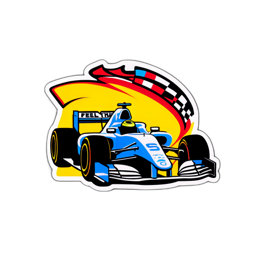Sticker ng Formula 1: Ramdam ang Bilis!