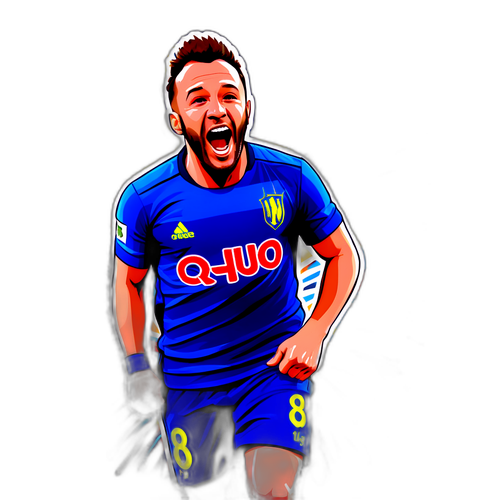 Mathieu Valbuena célébrant un but