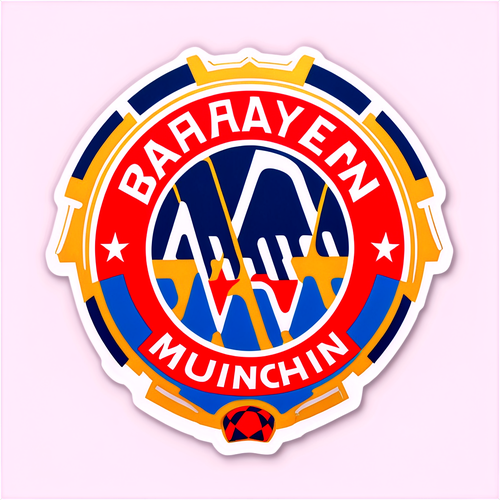 Kejayaan Bayern Munich: Sticker Eksklusif dengan Logo dan Allianz Arena!