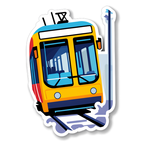 Sticker de Tramway à Strasbourg