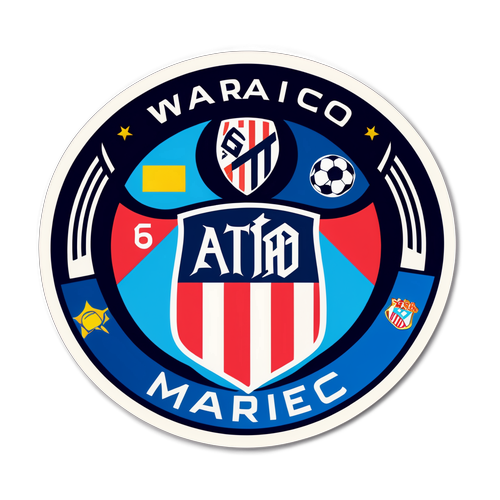 Samolepka z klubů Brugge a Atlético Madrid