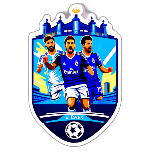 Ilustrasi Pemain Alavés dan Real Madrid