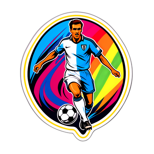 Design vintage di soccer ispirato a Tardelli