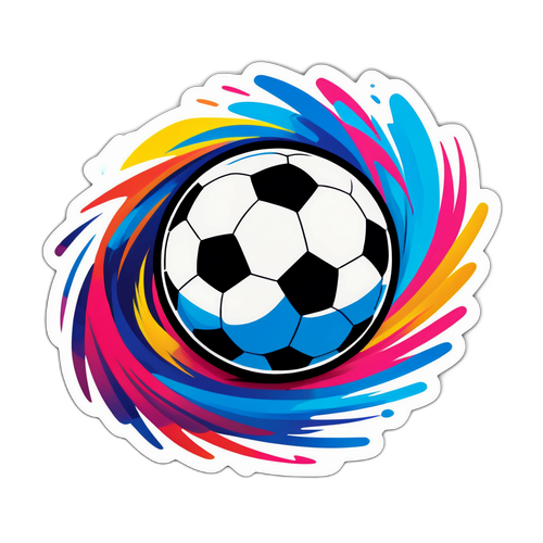 Sticker ya Mpira wa Miguu