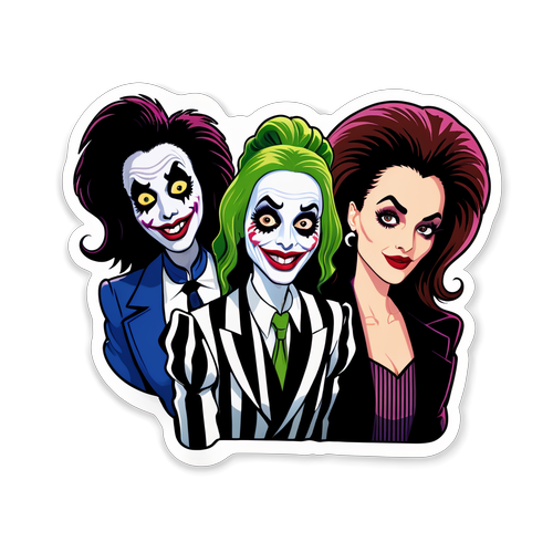 Scopri il Magico Incontro di Beetlejuice con Monica Bellucci e Winona Ryder: Un'Edizione da Collezione!