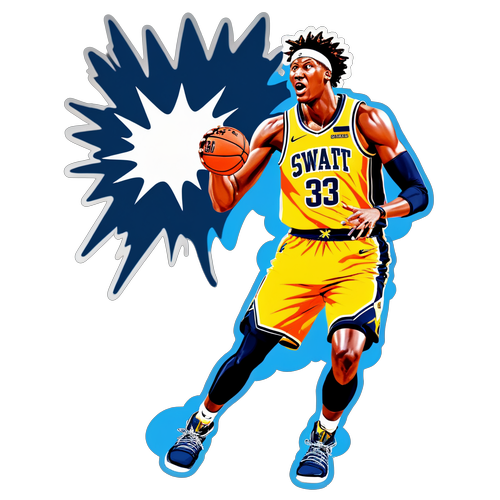 Myles Turner na Nagsasagawa ng Shot-Block