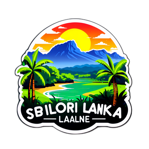 Malowniczy widok Sri Lanki