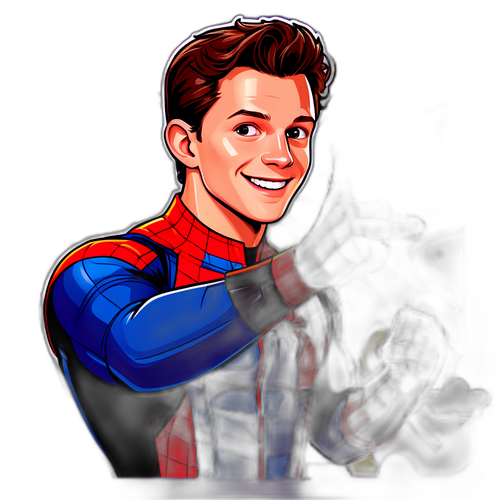 Tom Holland Szuperhős Matrica