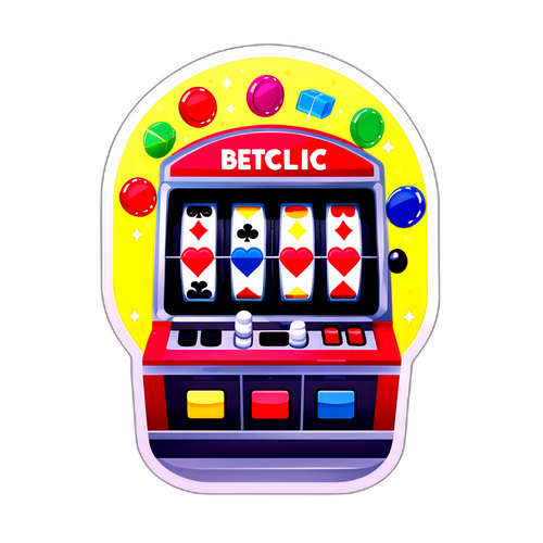 Sticker Betclic - Slot Maszyna