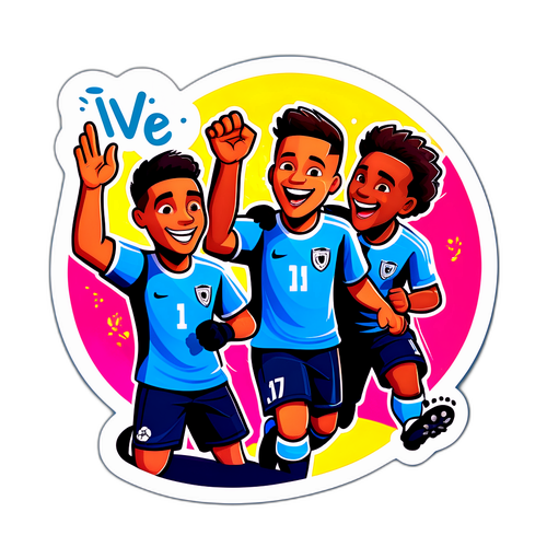 Stiker Soccernet Ceria