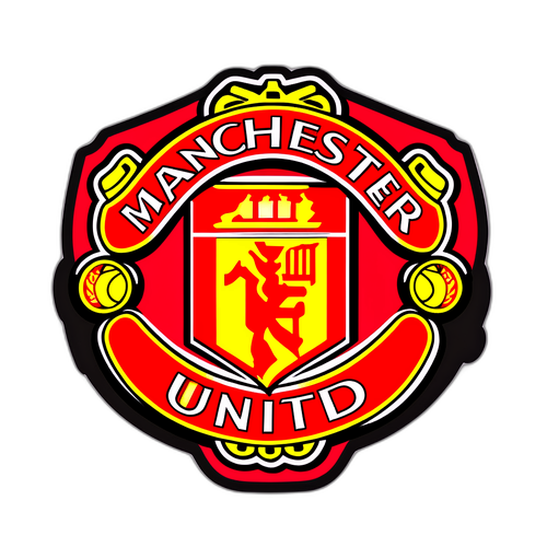 Desain Stiker Bertema Manchester United