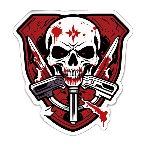 Gory Resident Evil: Requiem Inspired Sticker