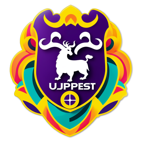 Újraértelmezett Szenvedély: Az Újpest FC Embléma Vibráló Új Változata!