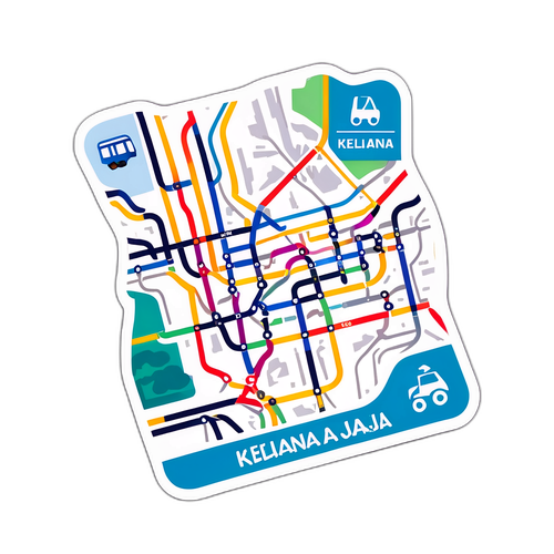 Peta Pengangkutan Awam Kelana Jaya