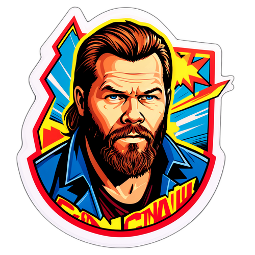 Retro-sticker af Ryan Hurst