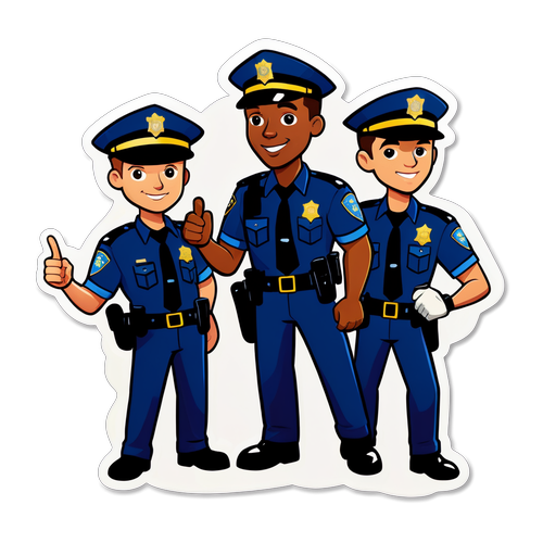 Poliziotti in azione per la comunità