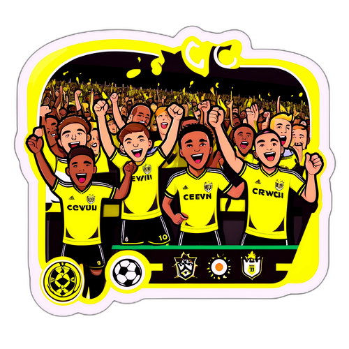 Kerumunan Ceria di Pertandingan Columbus Crew vs León