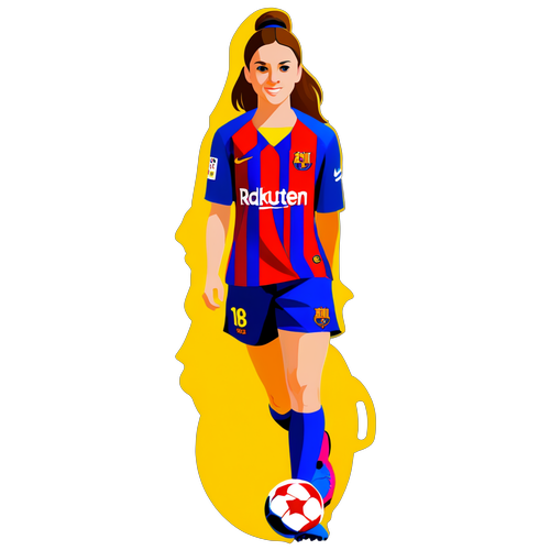 Sticker lịch thi đấu của Barca Women mùa giải tới