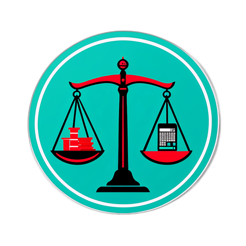 Diseño de una balanza simbolizando la reforma laboral 2025