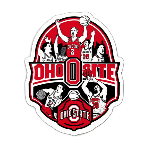 Ohio State Basketball Tribute Sticker