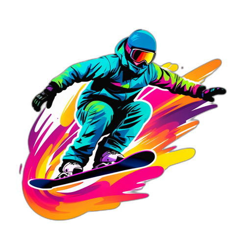 Талановитий сноубордист Ілля Малінін в динамічному русі