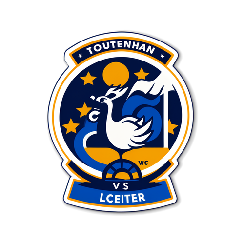 Stiker Nostalgia Tottenham vs Leicester