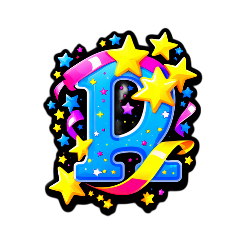 スタイリッシュな番号12ステッカー