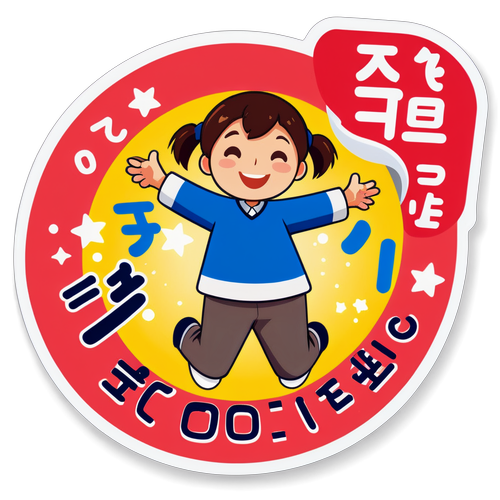 토익 점수 자랑하는 기쁨의 디자인