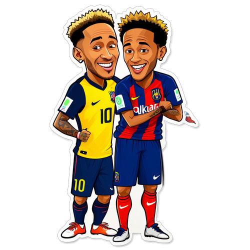 Rivalidade Divertida: Neymar em Ação!