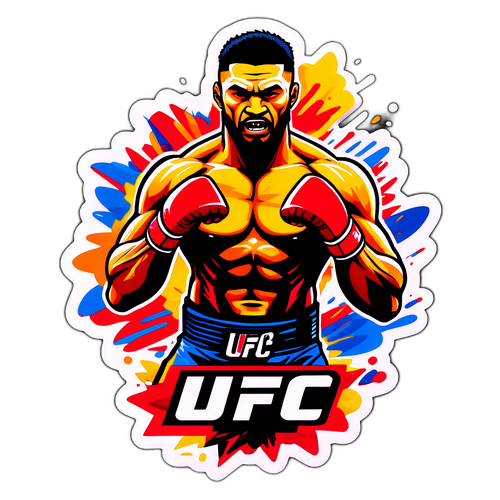 Adesivo UFC Knockout
