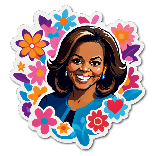 Michelle Obamas Charmante Sticker: Ein Lächeln Für Jede Gelegenheit!