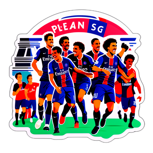 Sticker ya Wachezaji wa PSG
