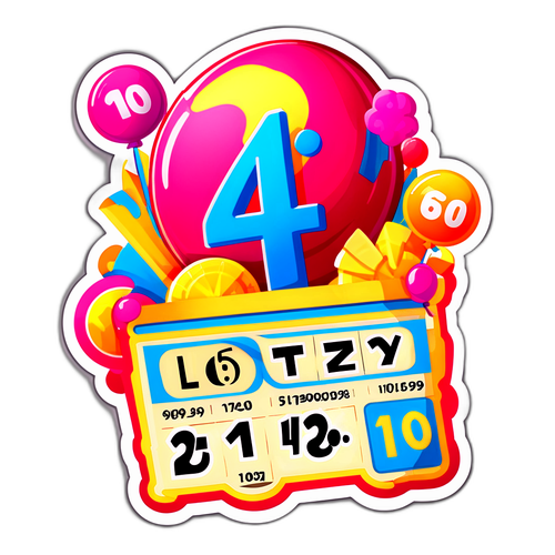 Şanslı Lotarya Sticker'ı