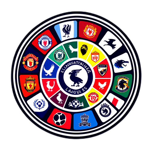 Stiker EPL Bergaya dengan Reka Bentuk Bulat