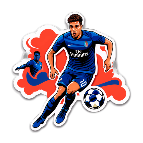 Calafiori Dribbling Sticker