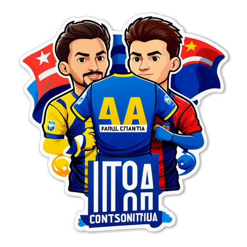 Sticker artistic meci Farul Constanța vs UTA Arad