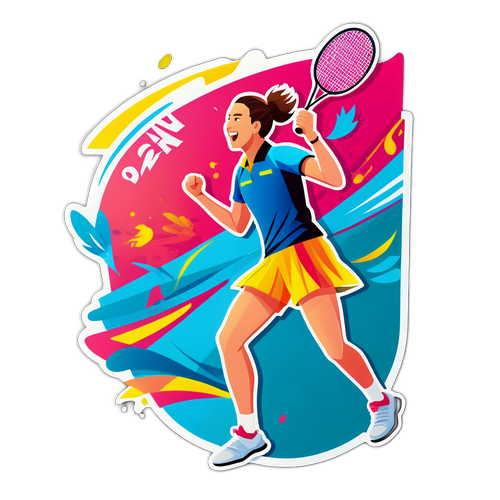 Sticker Kemeriahan Badminton di German Open 2026