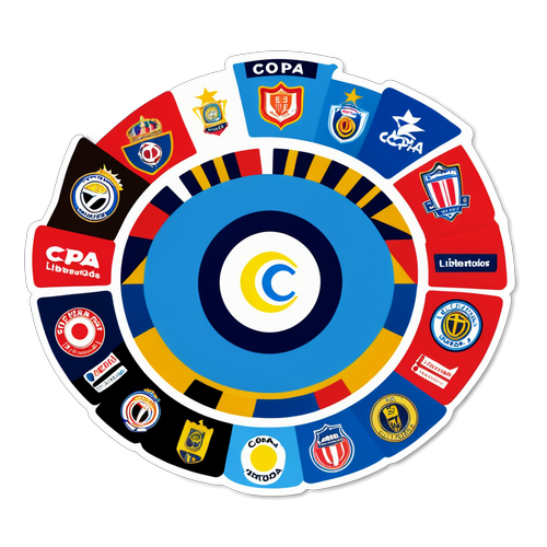 Sticker de la Copa Libertadores