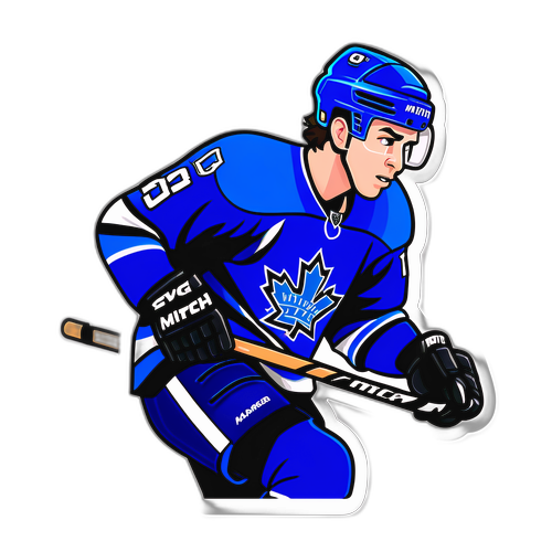 Mitchell Marnerin hat-trick-maalin stickeri