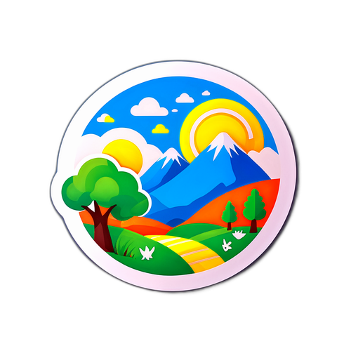 空氣品質主題環保貼紙