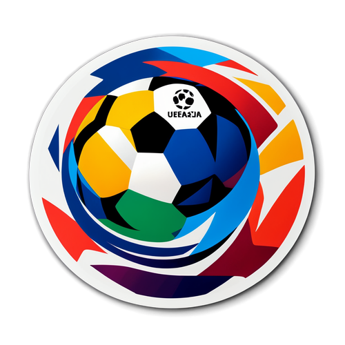 Furaha ya UEFA Nations League: Sticker Inayong'ara na Rangi za Timu!