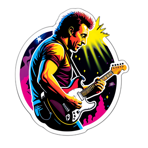 Conception vibrante de Bruce Springsteen sur scène